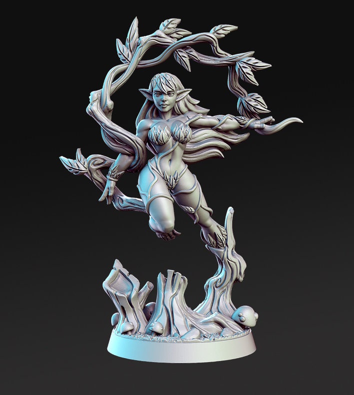 Alura - 3D Printed Miniature - Fantasy Miniature -Tabletop  Miniature - Tabletop Miniature - D&D - RN Estudio