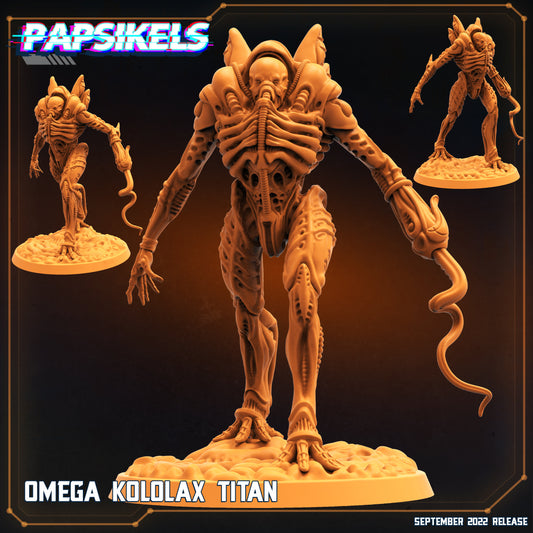 Omega Kolola -  Resin Miniature - Tabletop  miniature - Fantasy Miniature - 32mm - D&D -  Sci-fi Miniature - Papsikel