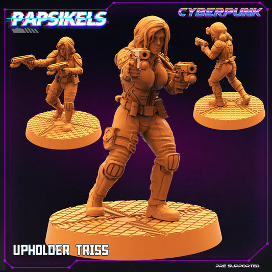 Upholder Triss -  Resin Miniature - Tabletop  miniature - Fantasy Miniature - 32mm - D&D -  Sci-fi Miniature - Papsikel