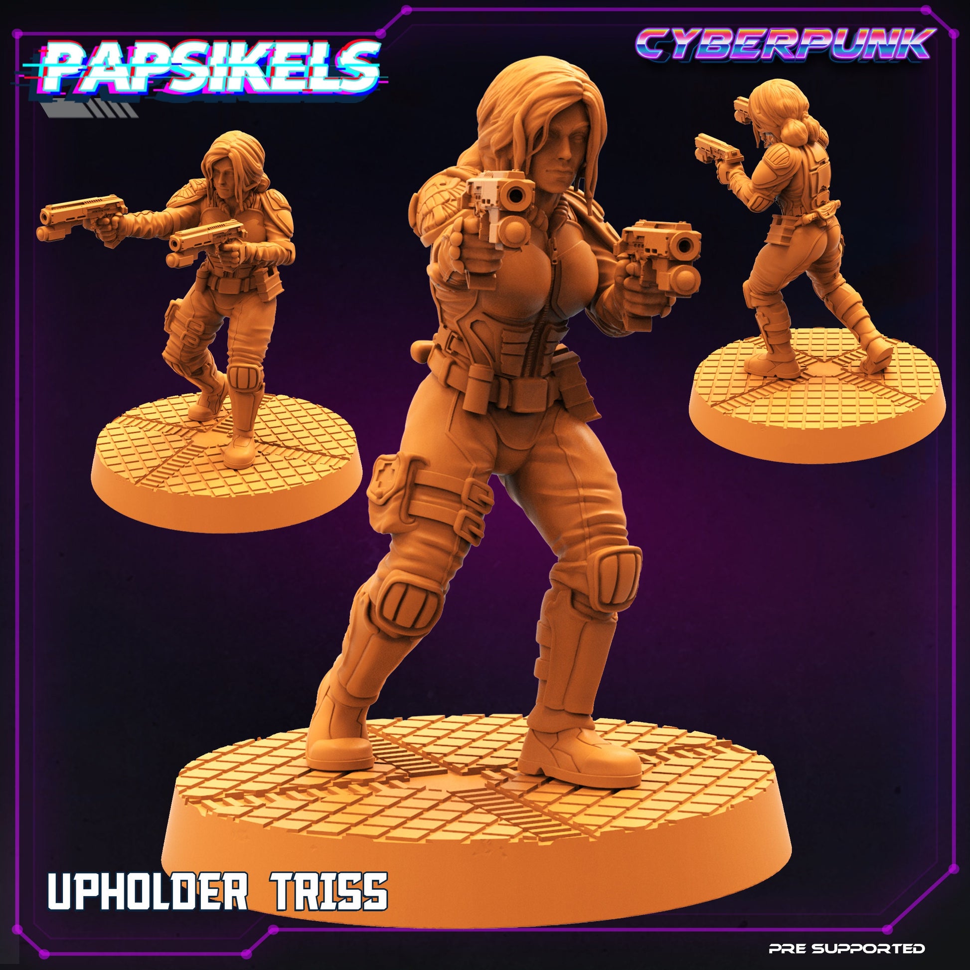 Upholder Triss - Resin Miniature - Tabletop miniature - Fantasy Miniature - 32mm - D&D - Sci-fi Miniature - Papsikel