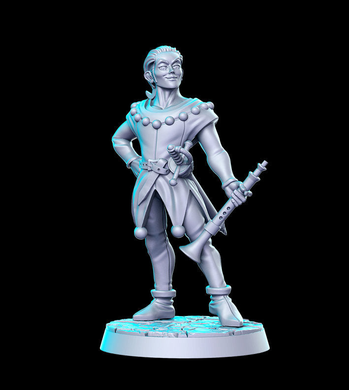 Isidor - 3D Printed Miniature - Fantasy Miniature - Tabletop Miniature - D&D - RN Estudio