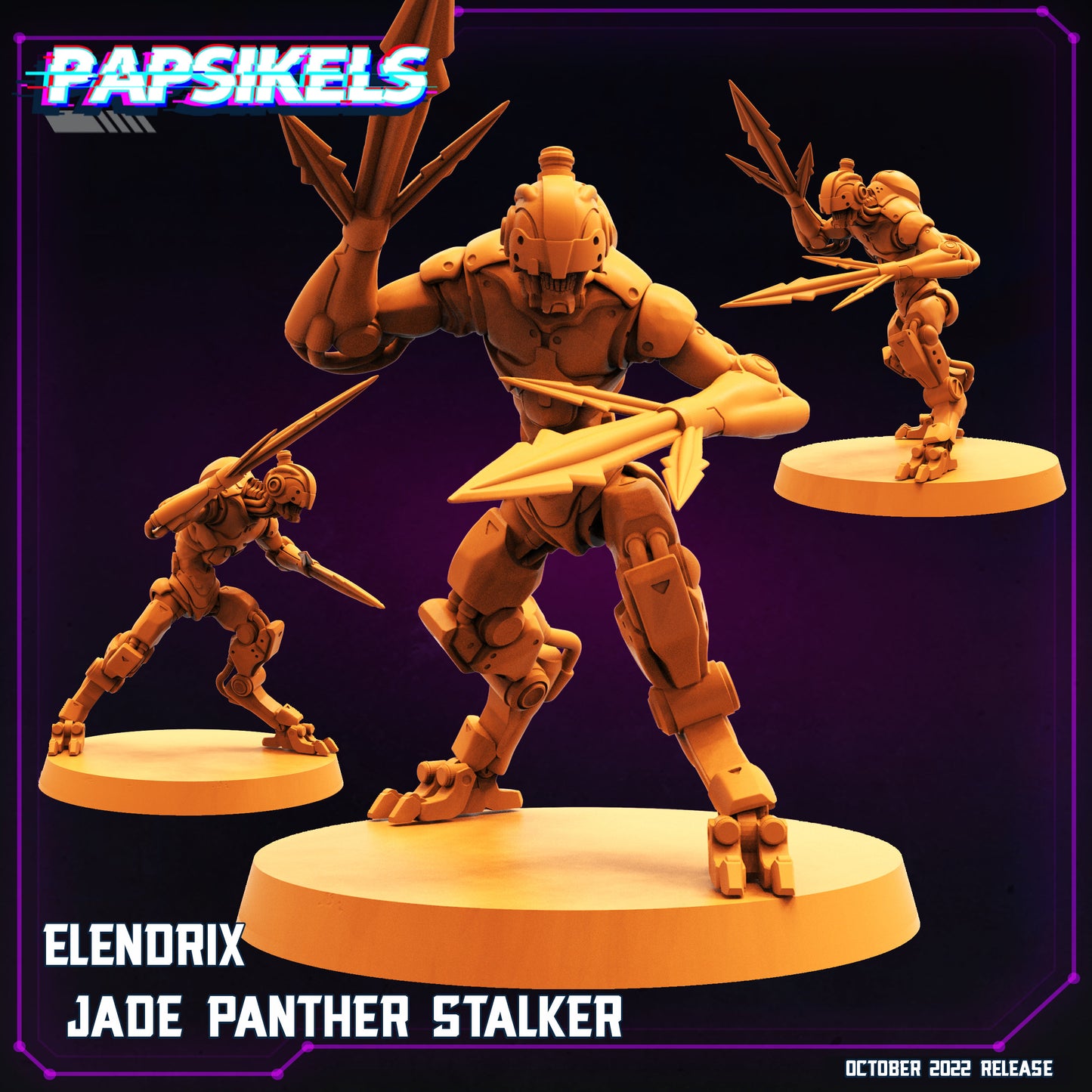 Elendrix -  Resin Miniature  - Sci-fi  Miniature - Fantasy Miniature -Tabletop  Miniature  - D&D -- Papsikel