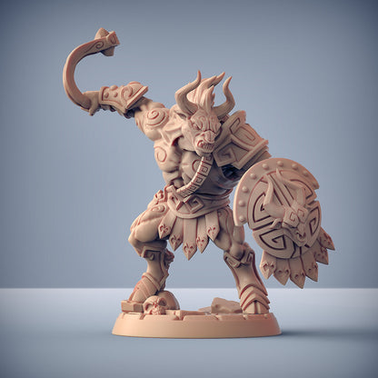 Minocs - Tabletop  miniature - Fantasy - 32mm - D&D  Resin Miniature - Artisan Guild