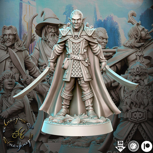 Evendil - 3D Printed Miniature - Fantasy Miniature -Tabletop  Miniature - resin miniature - D&D - RN Estudio