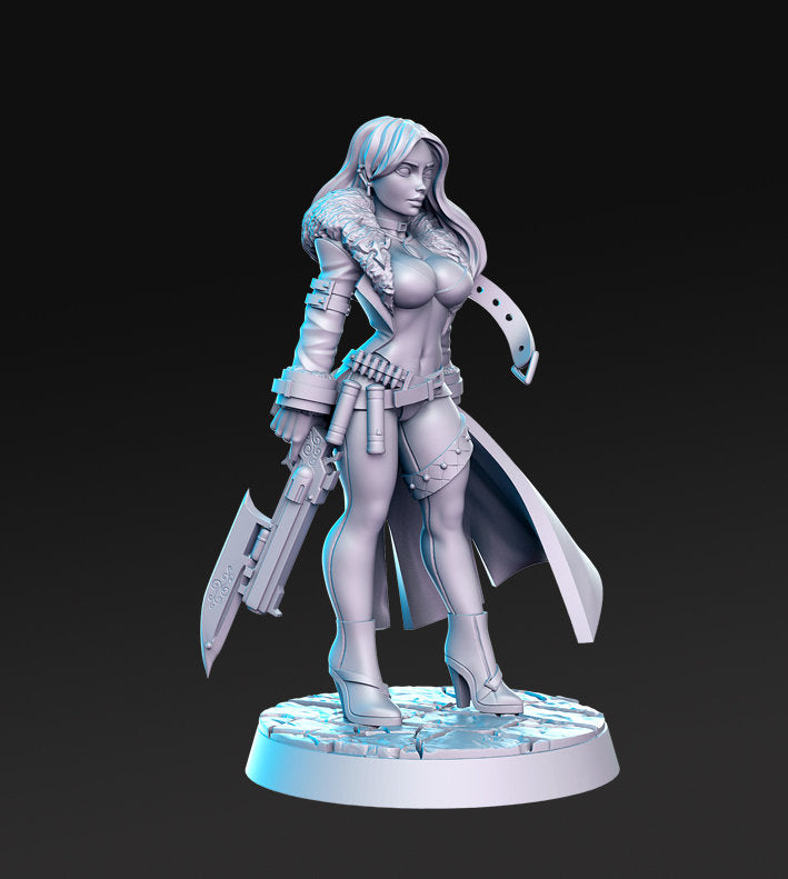 Trish - 3D Printed Miniature - Fantasy Miniature -Tabletop  Miniature - resin miniature - D&D - RN Estudio