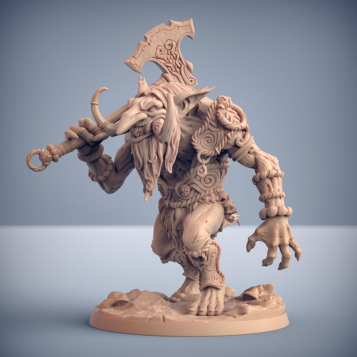 Troll Hunters - Tabletop  miniature - Fantasy - 32mm - D&D  Resin Miniature - Artisan Guild