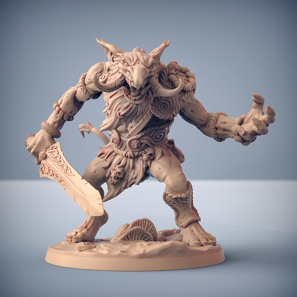 Troll Hunters - Tabletop  miniature - Fantasy - 32mm - D&D  Resin Miniature - Artisan Guild