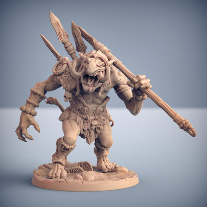 Troll Hunters - Tabletop  miniature - Fantasy - 32mm - D&D  Resin Miniature - Artisan Guild DnD