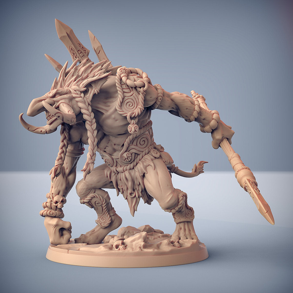 Troll Hunters - Tabletop  miniature - Fantasy - 32mm - D&D  Resin Miniature - Artisan Guild