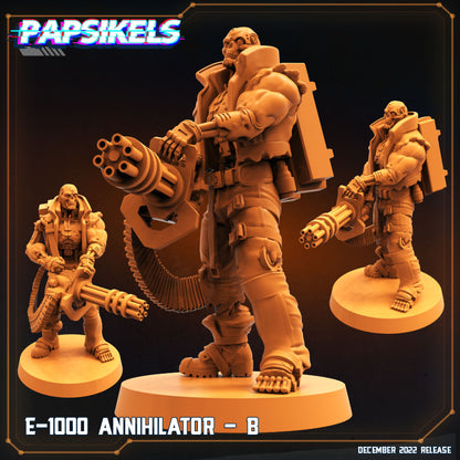 E-1000 Annhilators -  Resin Miniature - Tabletop  miniature - Fantasy Miniature - 32mm - D&D -  Sci-fi Miniature - Papsikel