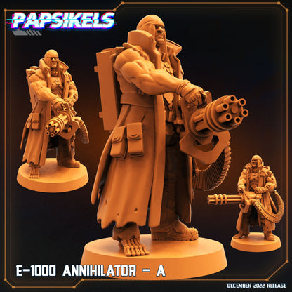 E-1000 Annhilators -  Resin Miniature - Tabletop  miniature - Fantasy Miniature - 32mm - D&D -  Sci-fi Miniature - Papsikel