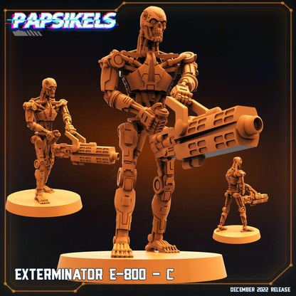 E-800 exterminators - Resin Miniature - Tabletop miniature - Fantasy Miniature - 32mm - D&D - Sci-fi Miniature - Papsikel