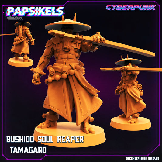 Bushido Tamagaro - Resin Miniature - Tabletop miniature - Fantasy Miniature - 32mm - D&D - Sci-fi Miniature - Papsikel
