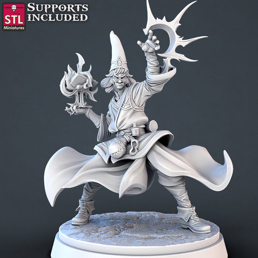 DnD Tribute Mage - Tabletop  miniature - Fantasy - 32mm - D&D  Resin Miniature DnD