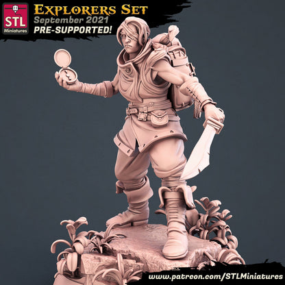 Explorers - Tabletop  miniature - Fantasy - 32mm - D&D  Resin Miniature DnD