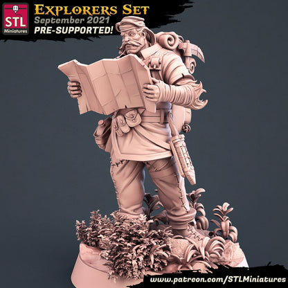 Explorers - Tabletop  miniature - Fantasy - 32mm - D&D  Resin Miniature DnD