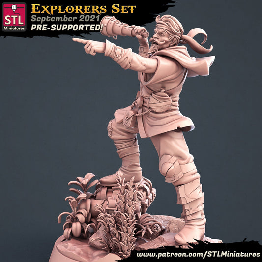 Explorers - Tabletop  miniature - Fantasy - 32mm - D&D  Resin Miniature DnD