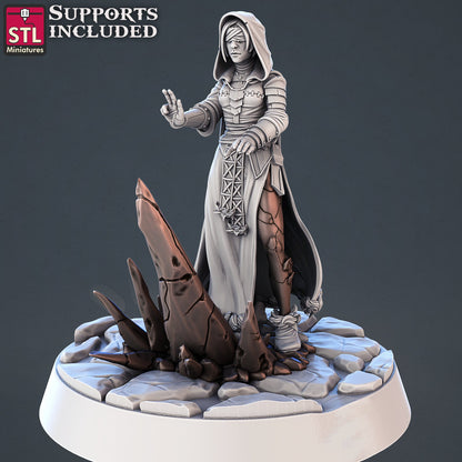 Genasi - Tabletop  miniature - Fantasy - 32mm - D&D  Resin Miniature