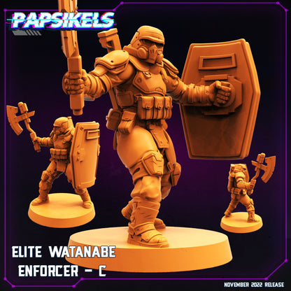 Elite Watanabe A -  Resin Miniature - Tabletop  miniature - Fantasy Miniature - 32mm - D&D Sci-fi Miniature - Papsikel