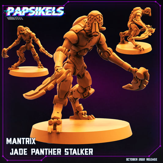 Mantrix Jade -  Resin Miniature - Tabletop  miniature - Fantasy Miniature - 32mm - D&D -  Sci-fi Miniature - Papsikel- Papsikel