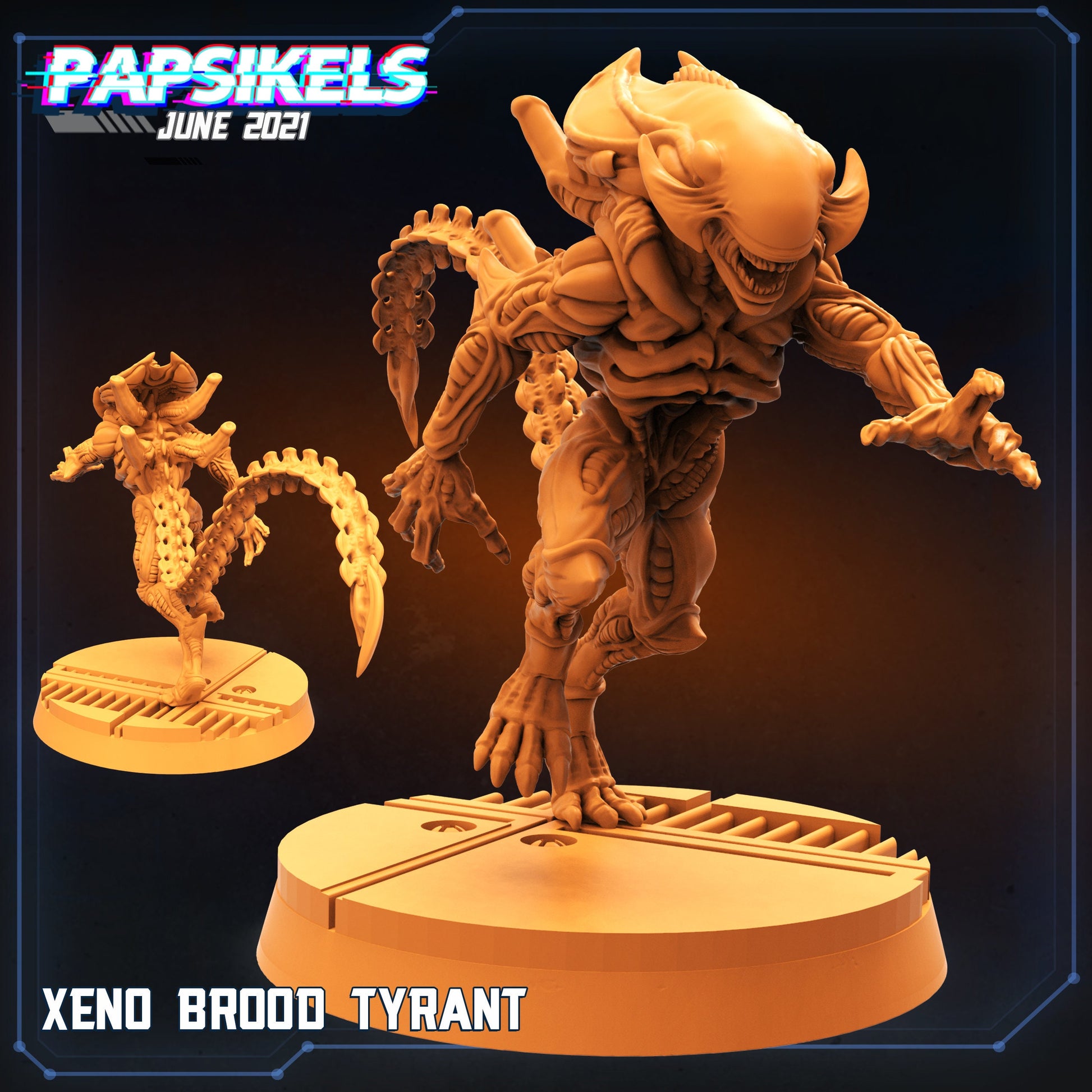 Xeno Broods - Resin Miniature - Tabletop miniature - Fantasy Miniature - 32mm - D&D - Sci-fi Miniature - Papsikel