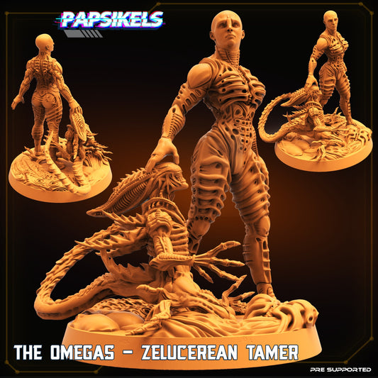 The Omegas Tamer - Resin Miniature - Tabletop miniature - Fantasy Miniature - 32mm - D&D - Sci-fi Miniature- Papsikel