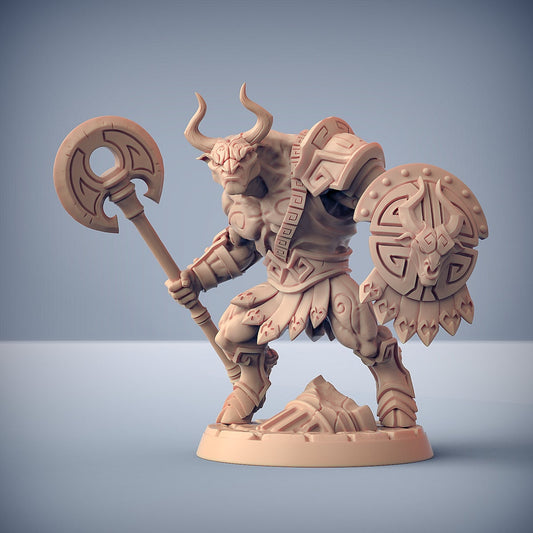 Minocs - Tabletop  miniature - Fantasy - 32mm - D&D  Resin Miniature - Artisan Guild DnD