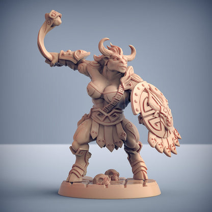 Minocs - Tabletop miniature - Fantasy - 32mm - D&D Resin Miniature - Artisan Guild DnD
