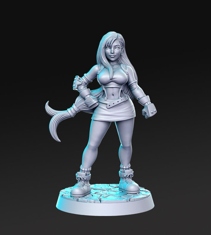 Dhiva - 3D Printed Miniature - Fantasy Miniature -Tabletop  Miniature - resin miniature - D&D - RN Estudio