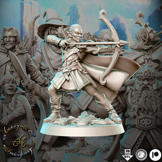 Feyhdil - 3D Printed Miniature - Fantasy Miniature -Tabletop  Miniature - resin miniature - D&D - RN Estudio