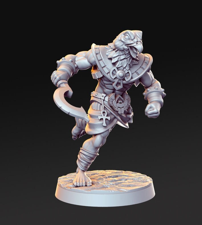 Horathi Warrior - 3D Printed Miniature - Fantasy Miniature -Tabletop  Miniature - resin miniature - D&D - RN Estudio