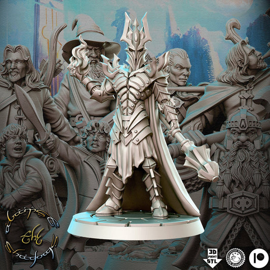 Lord of the shadow - 3D Printed Miniature - Fantasy Miniature -Tabletop  Miniature - resin miniature - D&D - RN Estudio  DnD