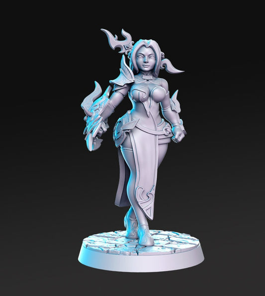 Mai - 3D Printed Miniature - Fantasy Miniature -Tabletop  Miniature - resin miniature - D&D - RN Estudio