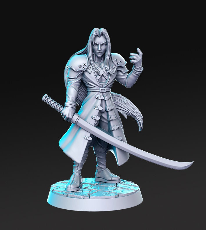 Sephirael - 3D Printed Miniature - Fantasy Miniature -Tabletop  Miniature - resin miniature - D&D - RN Estudio