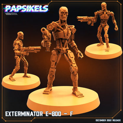 E-800 exterminators - Resin Miniature - Tabletop miniature - Fantasy Miniature - 32mm - D&D - Sci-fi Miniature - Papsikel