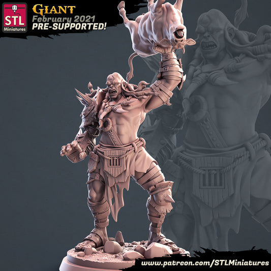 Giant - Tabletop  miniature - Fantasy - 32mm - D&D  Resin Miniature