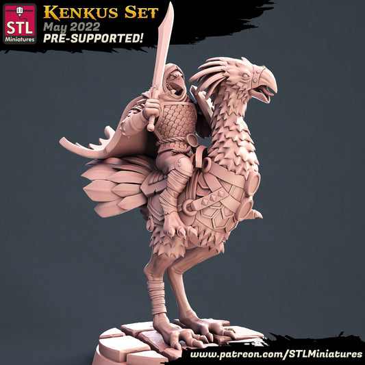 Kenku - Tabletop  miniature - Fantasy - 32mm - D&D  Resin Miniature