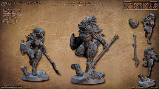 Skaala - 3D Printed Miniature - Fantasy Miniature - Tabletop Miniature - D&D - Artisan Guild