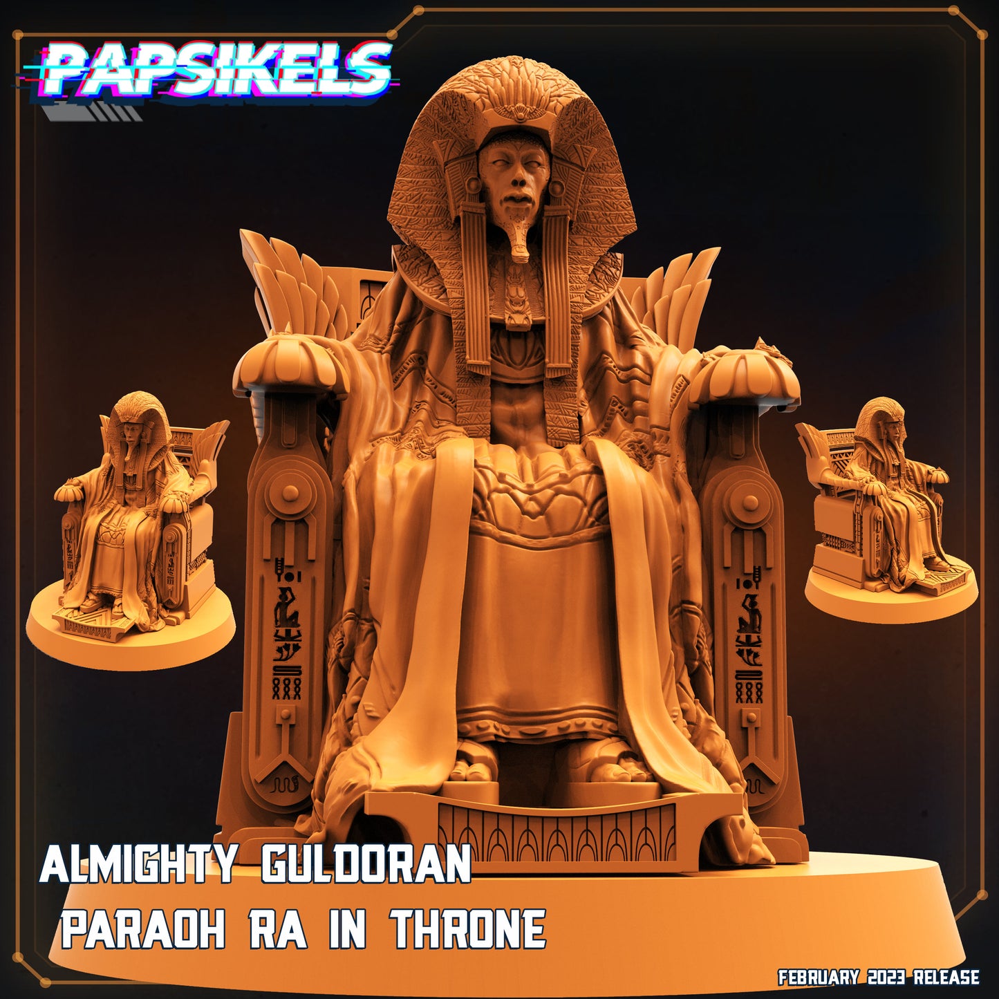 Almighty Guildoran -  Resin Miniature - Tabletop  miniature - Fantasy Miniature - 32mm - D&D -  Sci-fi Miniature - Papsikel