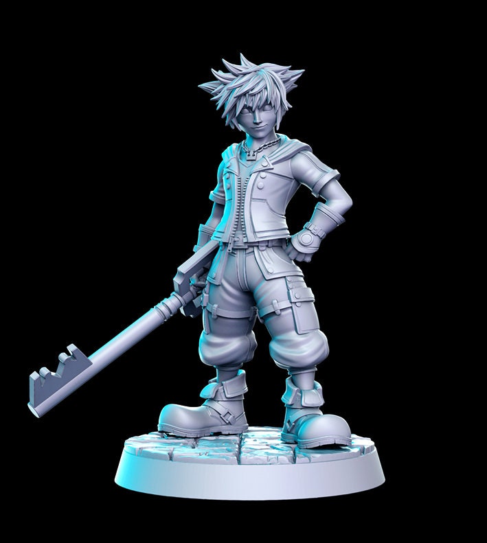 Sora - 3D Printed Miniature - Fantasy Miniature - Tabletop Miniature - D&D - RN Estudio