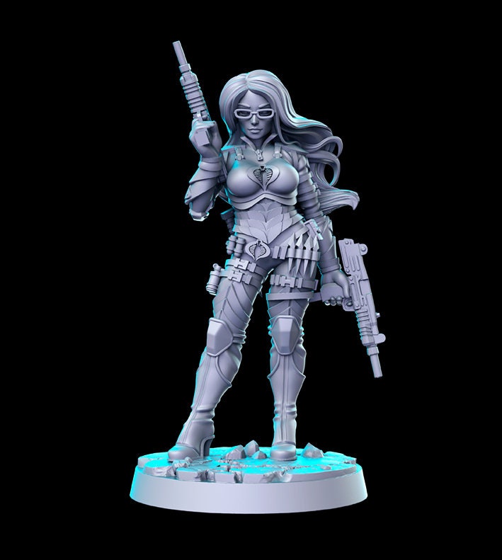 Gijoe - 3D Printed Miniature - Fantasy Miniature - Tabletop Miniature - D&D - RN Estudio