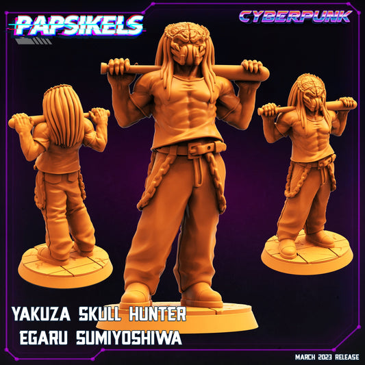 Yakuza Egaru -  Resin Miniature - Tabletop  miniature - Fantasy Miniature - 32mm - D&D -  Sci-fi Miniature- Papsikel