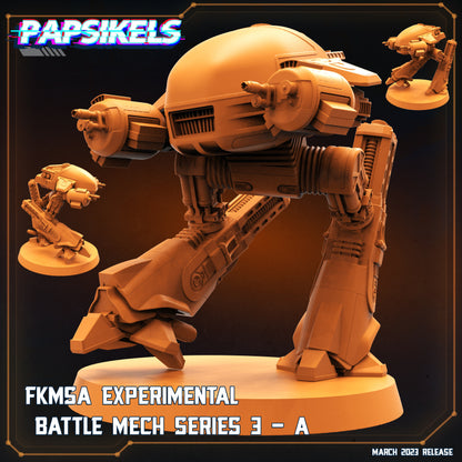 FKMSA Battle Mech Series -  Resin Miniature - Tabletop  miniature - Fantasy Miniature - 32mm - D&D -  Sci-fi Miniature - Papsikel