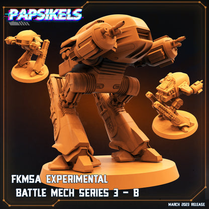 FKMSA Battle Mech Series -  Resin Miniature - Tabletop  miniature - Fantasy Miniature - 32mm - D&D -  Sci-fi Miniature - Papsikel