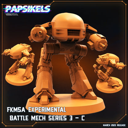 FKMSA Battle Mech Series -  Resin Miniature - Tabletop  miniature - Fantasy Miniature - 32mm - D&D -  Sci-fi Miniature - Papsikel