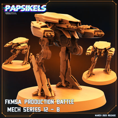 FKMSA Battle Mech Series -  Resin Miniature - Tabletop  miniature - Fantasy Miniature - 32mm - D&D -  Sci-fi Miniature - Papsikel