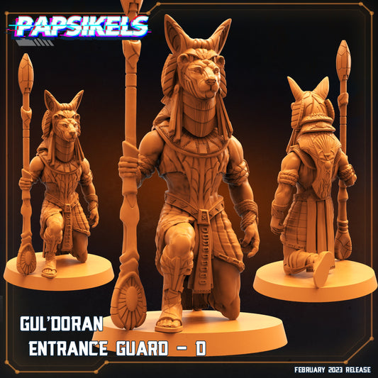 Guldoran Guard D - Resin Miniature - Tabletop miniature - Fantasy Miniature - 32mm - D&D - Sci-fi Miniature- Papsikel