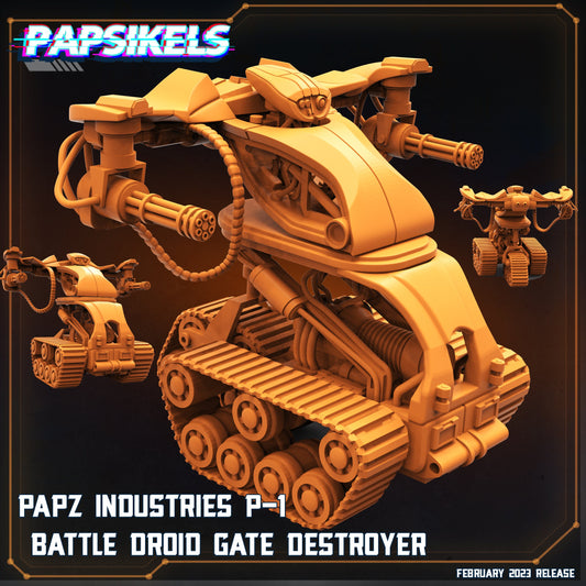 Gate Destroyer - Resin Miniature - Tabletop miniature - Fantasy Miniature - 32mm - D&D - Sci-fi Miniature - Papsikel