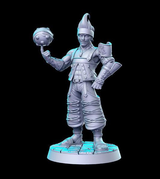 Wakka - 3D Printed Miniature - Fantasy Miniature -Tabletop  Miniature - Tabletop Miniature - D&D - RN Estudio