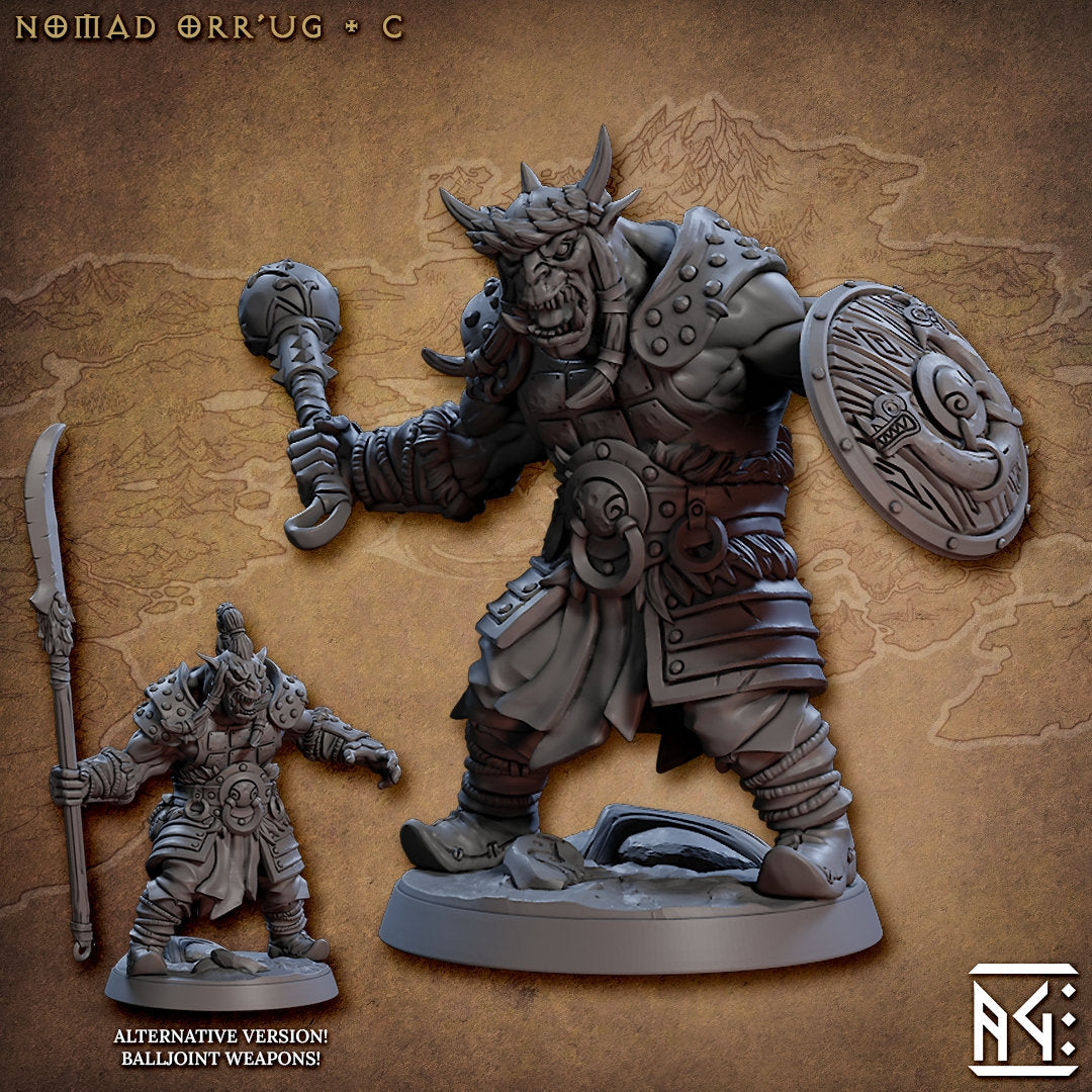 Nomads - Tabletop  miniature - Fantasy - 32mm - D&D  Resin Miniature - Artisan Guild